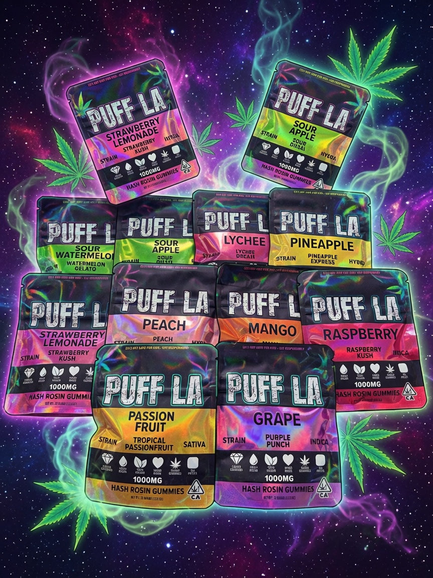 Puff LA 🔥Gummies 1000 mg artwork