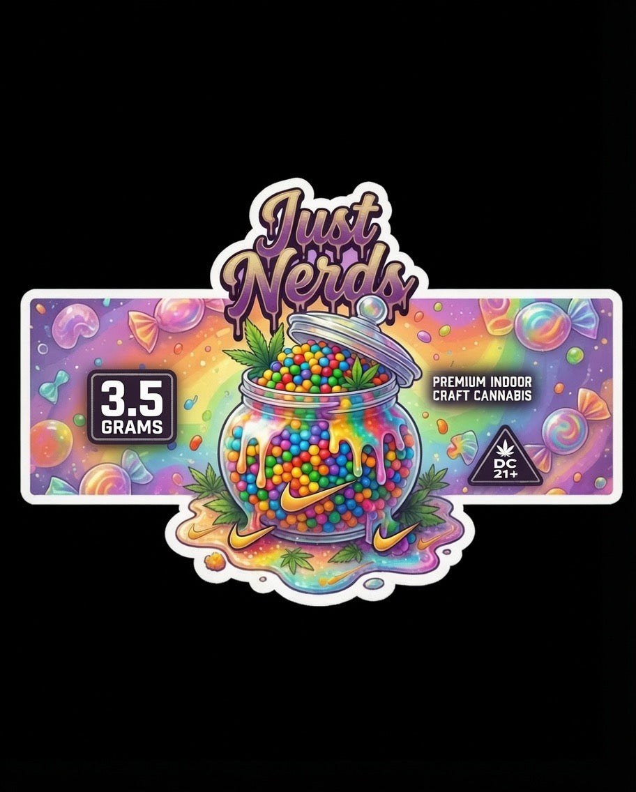 Just🔥Nerds🔥3.5 Jar art work